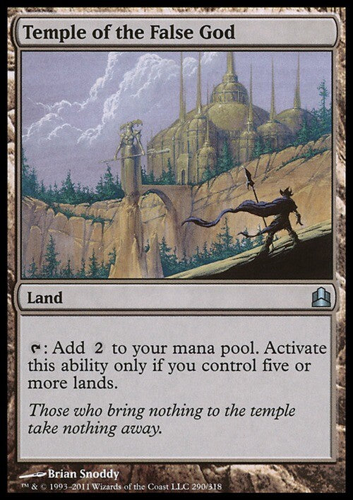 Temple of the False God ~ Commander 2011 [ EX ] [ Magic MTG ]
