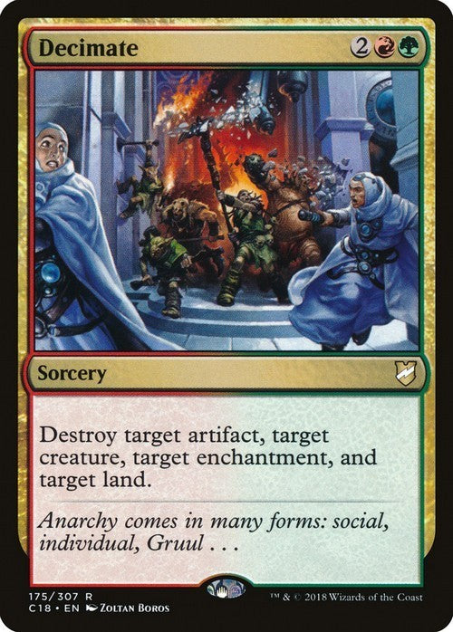 Decimate ~ Commander 2018 [ EX ] [ Magic MTG ]