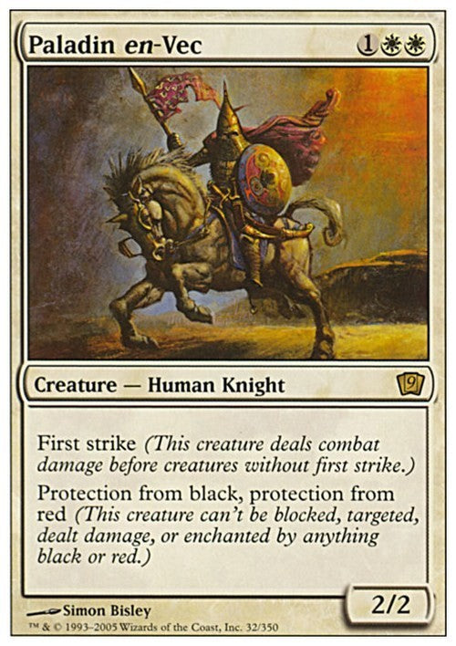 Paladin en-Vec ~ Ninth Edition [ EX ] [ Magic MTG ]