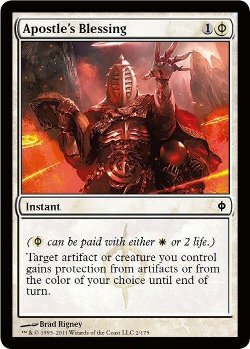 Apostle's Blessing ~ New Phyrexia [ EX ] [ Magic MTG ]