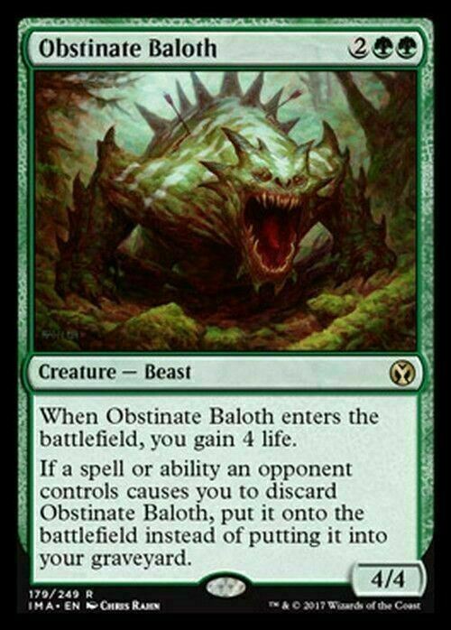 Obstinate Baloth ~ Iconic Masters [ NM ] [ Magic MTG ]