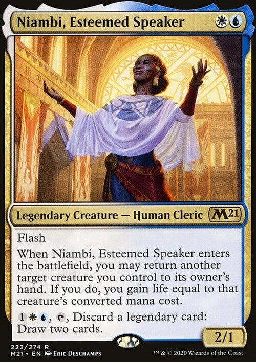 Niambi, Esteemed Speaker ~ Core 2021 [ NM ] [ Magic MTG ]