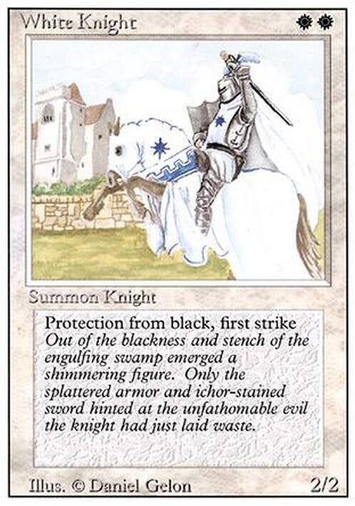 White Knight ~ Revised [ EX ] [ Magic MTG ]