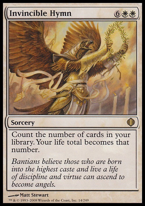 Invincible Hymn ~ Shards of Alara [ EX ] [ Magic MTG ]