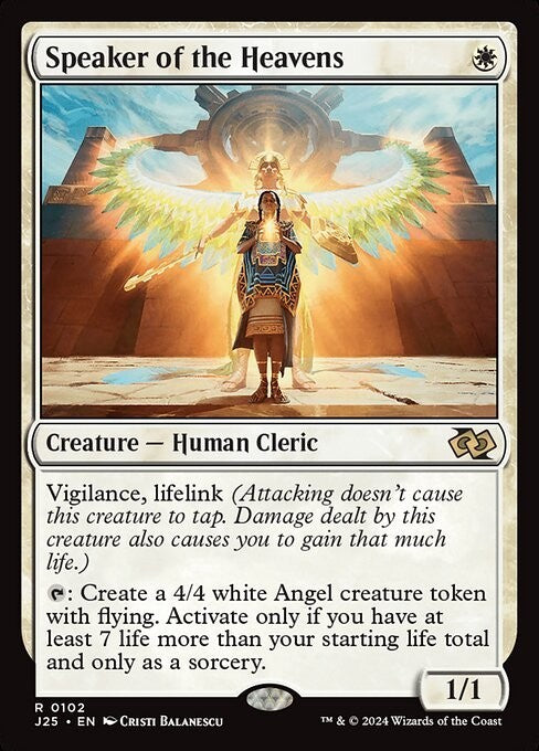 Speaker of the Heavens ~ Jumpstart 2025 [ NM ] [ Magic MTG ]