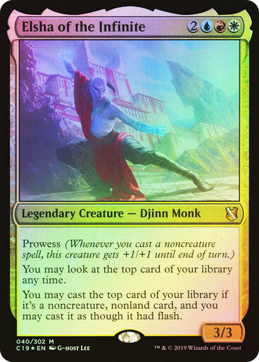 FOIL Elsha of the Infinite ~ Commander 2019 [ EX ] [ Magic MTG ]