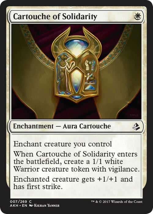 Cartouche of Solidarity ~ Amonkhet [ EX ] [ Magic MTG ]