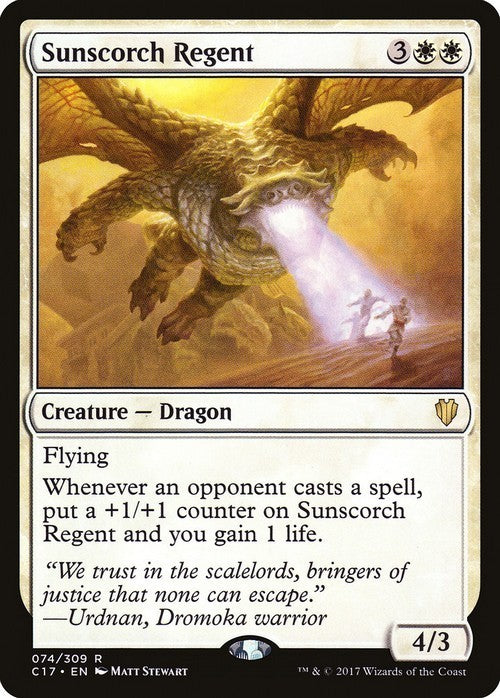 Sunscorch Regent ~ Commander 2017 [ EX ] [ Magic MTG ]