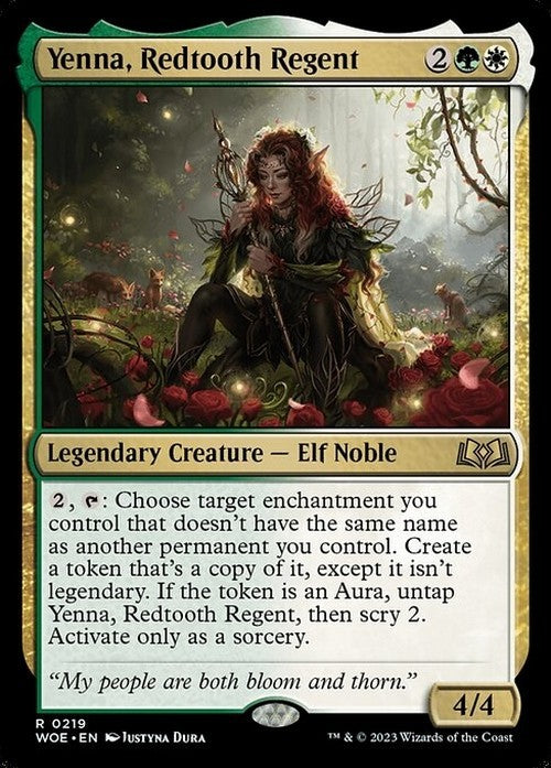 Yenna, Redtooth Regent ~ Wilds of Eldraine [ NM ] [ Magic MTG ]