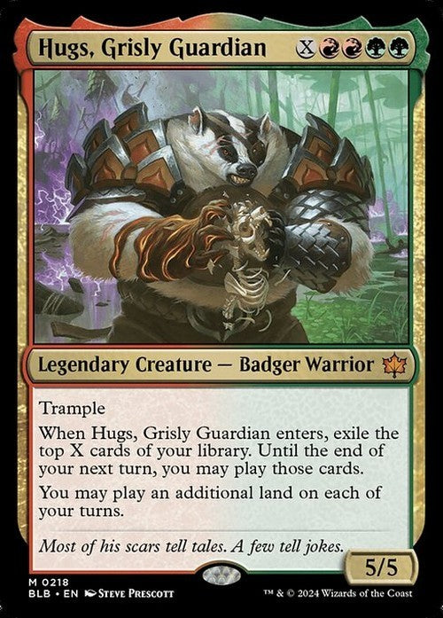 Hugs, Grisly Guardian ~ Bloomburrow [ NM ] [ Magic MTG ]