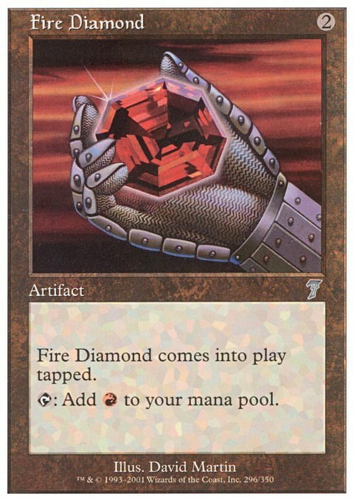 Fire Diamond ~ Seventh Edition [ EX ] [ Magic MTG ]