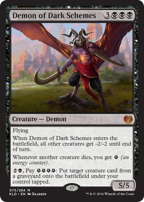 Demon of Dark Schemes ~ Kaladesh [ EX ] [ Magic MTG ]
