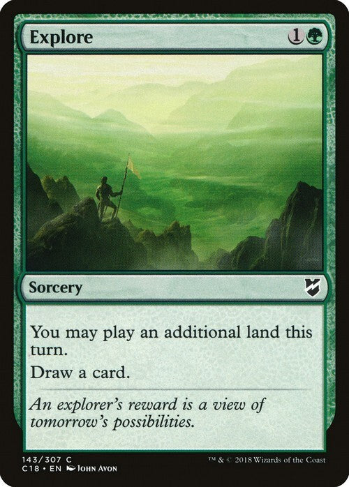 Explore ~ Commander 2018 [ EX ] [ Magic MTG ]