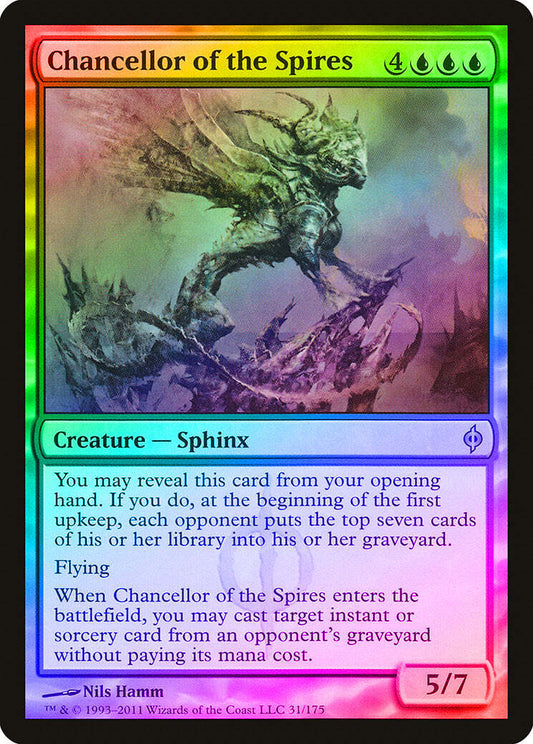 FOIL Chancellor of the Spires ~ New Phyrexia [ EX ] [ Magic MTG ]