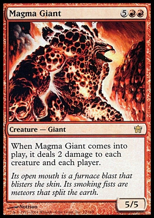 Magma Giant ~ Fifth Dawn [ EX ] [ Magic MTG ]