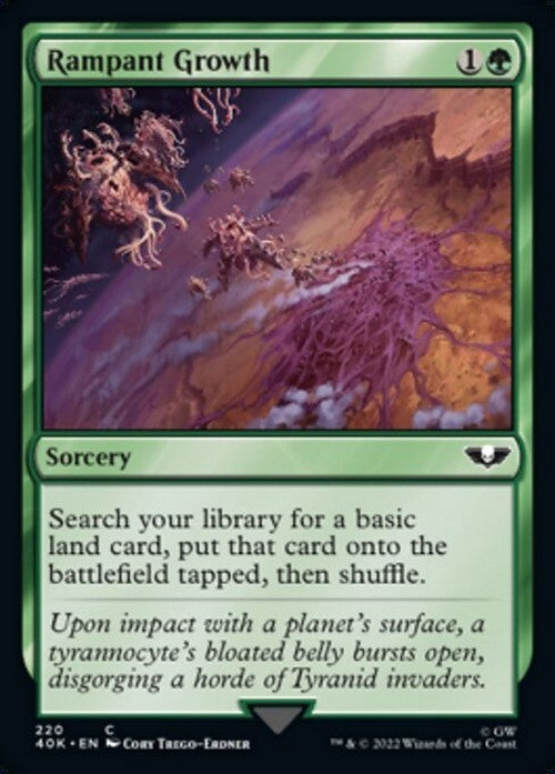 Rampant Growth ~ Commander: Warhammer 40,000 [ NM ] [ Magic MTG ]
