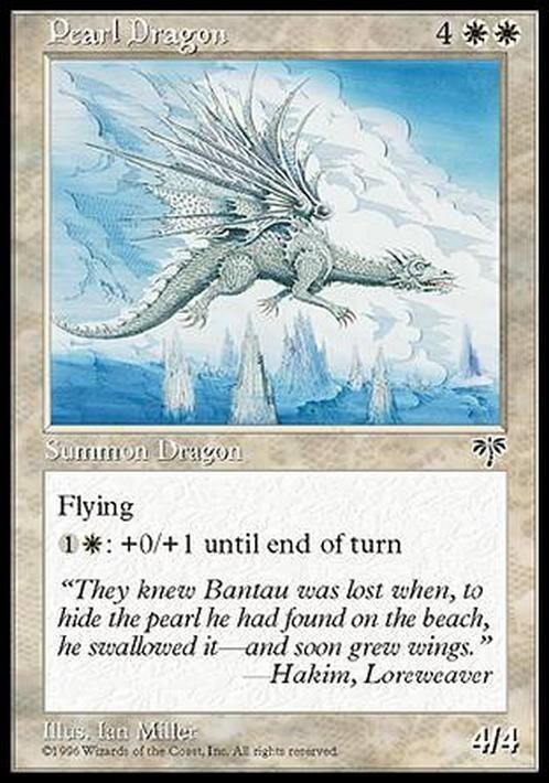 Pearl Dragon ~ Mirage [ EX ] [ Magic MTG ]