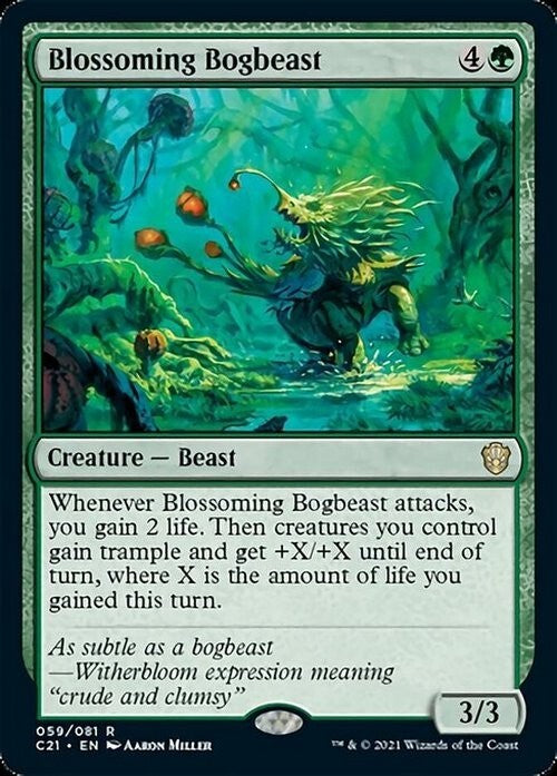 Blossoming Bogbeast ~ Commander: Strixhaven [ NM ] [ Magic MTG ]