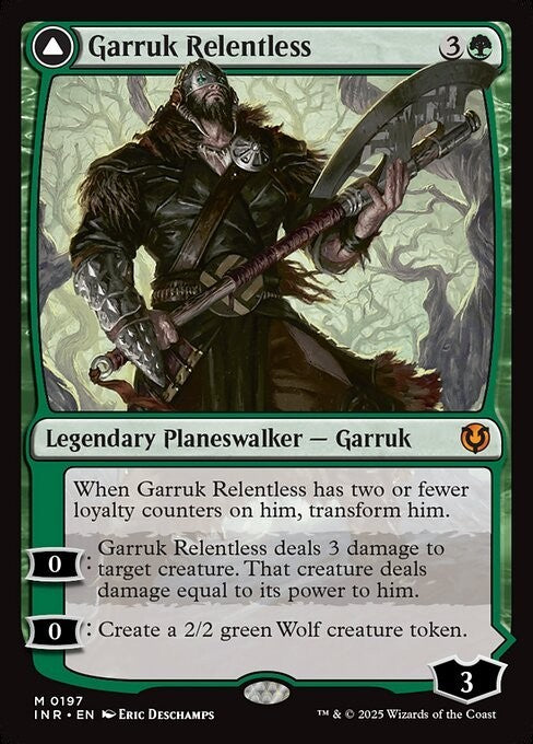 Garruk Relentless ~ Innistrad Remastered [ NM ] [ Magic MTG ]