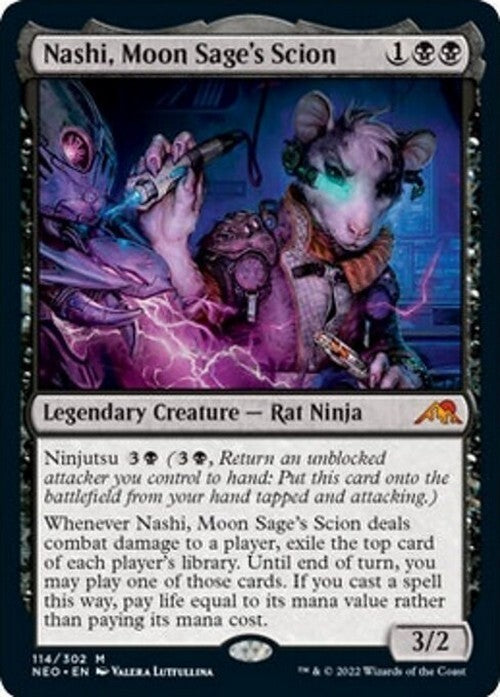 Nashi, Moon Sage's Scion ~ Kamigawa: Neon Dynasty [ NM ] [ Magic MTG ]
