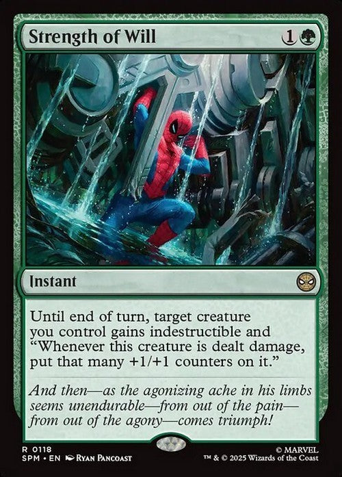 Strength of Will ~ Spider-Man [ NM ] [ Magic MTG ]