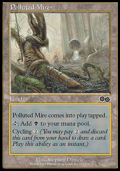 Polluted Mire ~ Urza's Saga [ EX ] [ Magic MTG ]