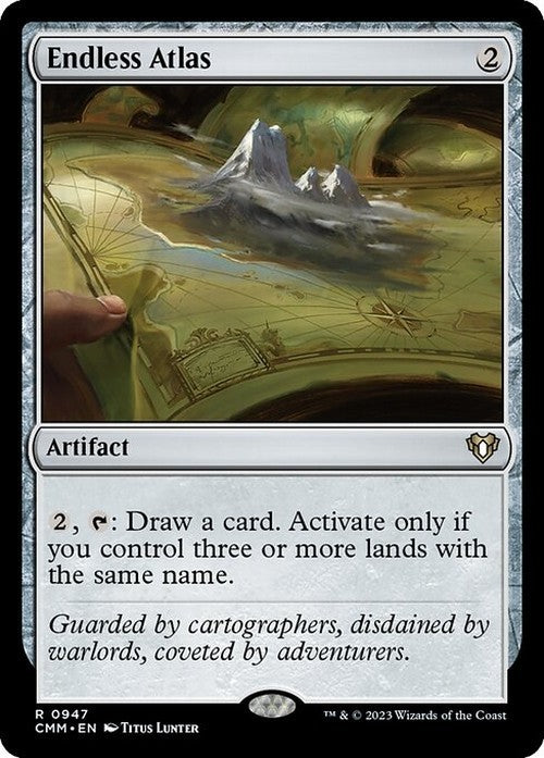 Endless Atlas ~ Commander Masters [ NM ] [ Magic MTG ]