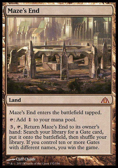Maze's End ~ Dragon's Maze [ EX ] [ Magic MTG ]