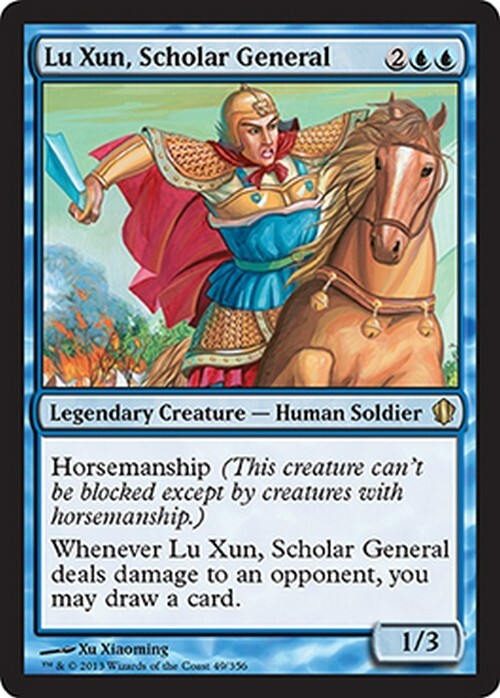 Lu Xun, Scholar General ~ Commander 2013 [ EX ] [ Magic MTG ]