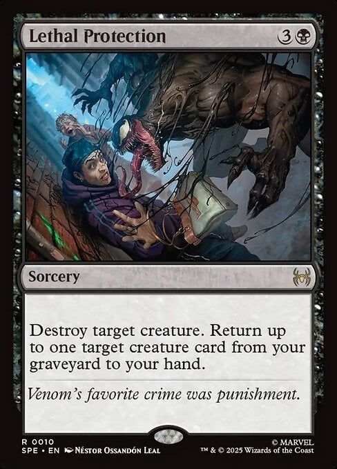 Lethal Protection ~ Spider-Man [ NM ] [ Magic MTG ]