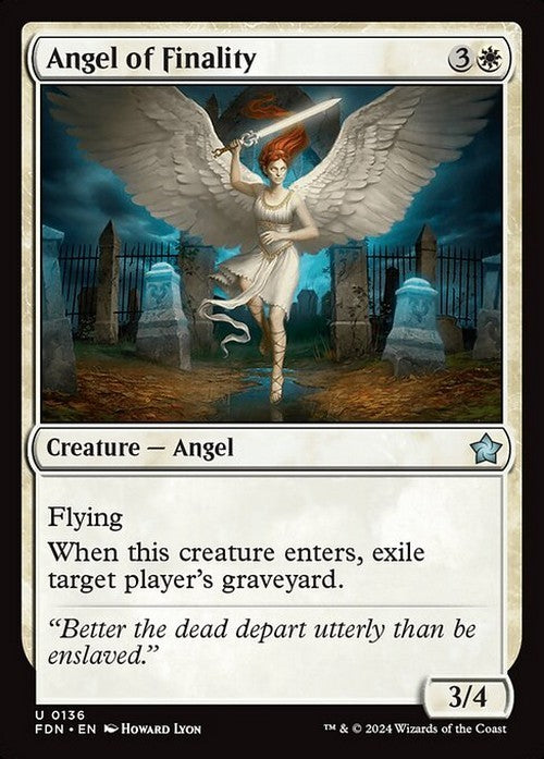 Angel of Finality ~ Foundations [ NM ] [ Magic MTG ]