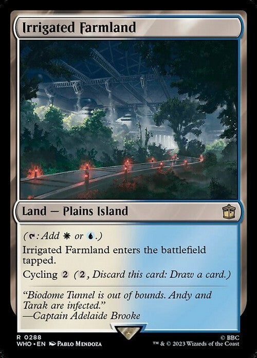 Irrigated Farmland ~ Commander: Doctor Who [ NM ] [ Magic MTG ]