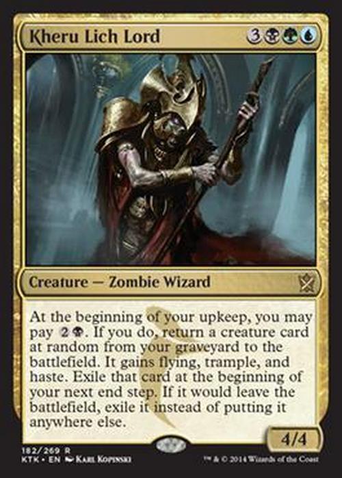 Kheru Lich Lord ~ Khans of Tarkir [ EX ] [ Magic MTG ]