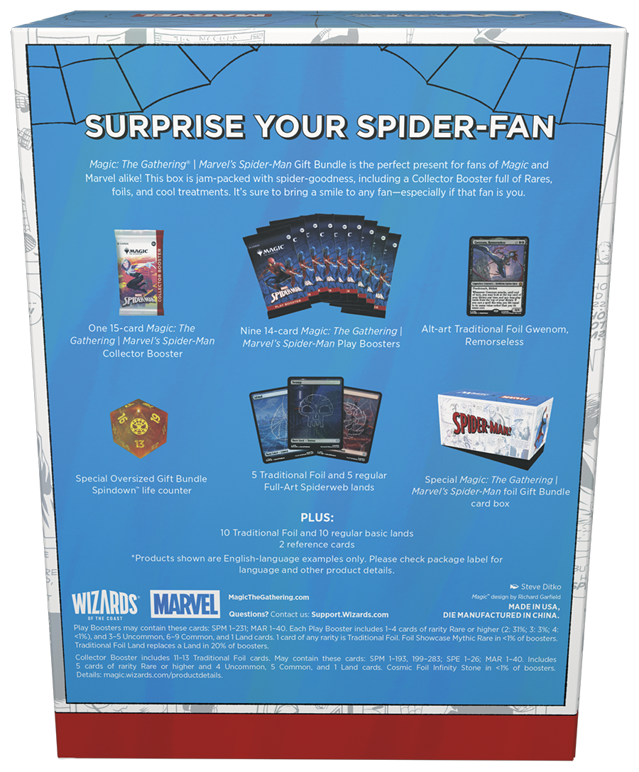 GIFT Bundle ~ Marvel's Spider-Man ~ Magic the Gathering MTG Sealed - London Magic Traders Ltd