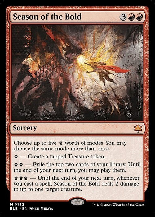 Season of the Bold ~ Bloomburrow [ NM ] [ Magic MTG ]