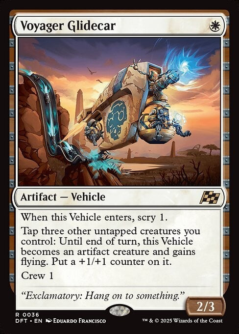 Voyager Glidecar ~ Aetherdrift [ NM ] [ Magic MTG ]