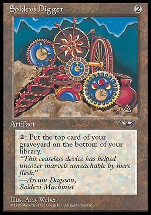 Soldevi Digger ~ Alliances [ PLAYED ] [ Magic MTG ]