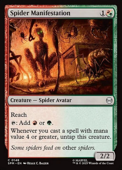 Spider Manifestation ~ Spider-Man [ NM ] [ Magic MTG ]