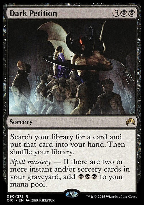 Dark Petition ~ Magic Origins [ EX ] [ Magic MTG ]