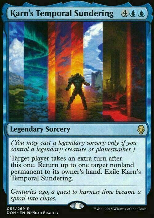 Karn's Temporal Sundering ~ Dominaria [ EX ] [ Magic MTG ]