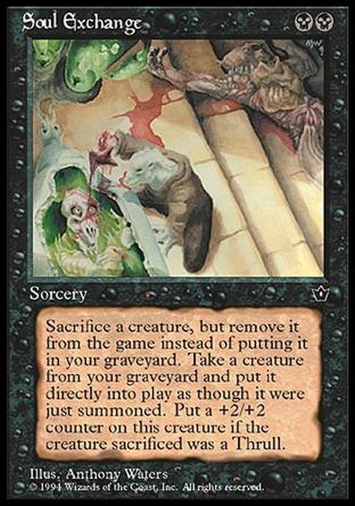 Soul Exchange ~ Fallen Empires [ EX ] [ Magic MTG ]