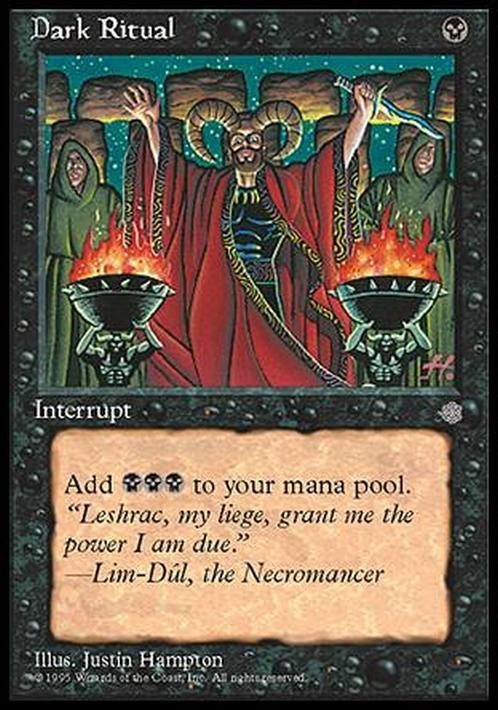 Dark Ritual ~ Ice Age [ EX ] [ Magic MTG ]