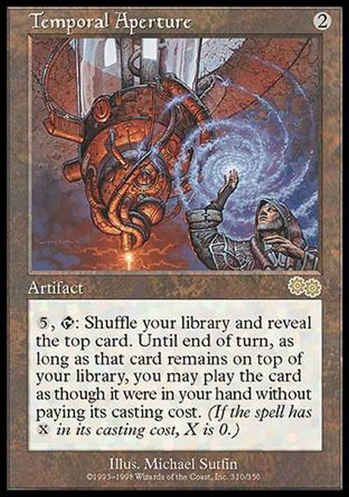 Temporal Aperture ~ Urza's Saga [ EX ] [ Magic MTG ]