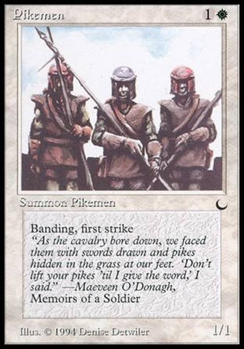 Pikemen ~ The Dark [ EX ] [ Magic MTG ]