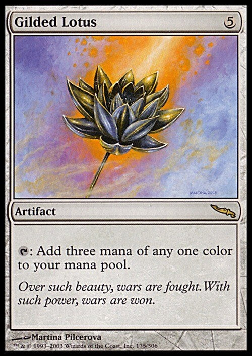Gilded Lotus ~ Mirrodin [ EX ] [ Magic MTG ] - London Magic Traders Ltd