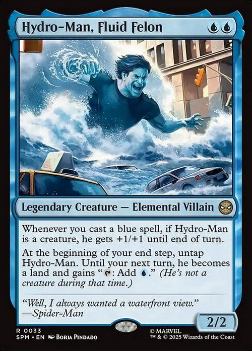 Hydro-Man, Fluid Felon ~ Spider-Man [ NM ] [ Magic MTG ]