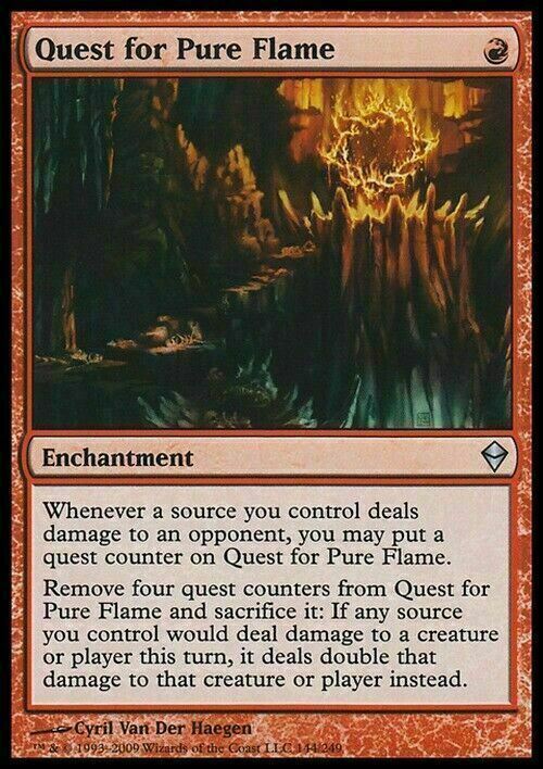 Quest for Pure Flame ~ Zendikar [ EX ] [ Magic MTG ]