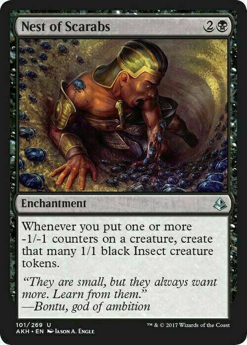 Nest of Scarabs ~ Amonkhet [ EX ] [ Magic MTG ]