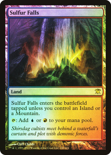 FOIL Sulfur Falls ~ Innistrad [ NM ] [ Magic MTG ]