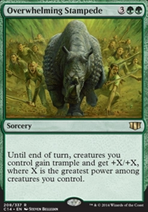 Overwhelming Stampede ~ Commander 2014 [ EX ] [ Magic MTG ]